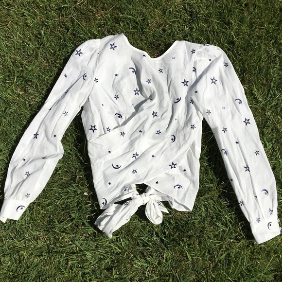 sheer moon and stars top